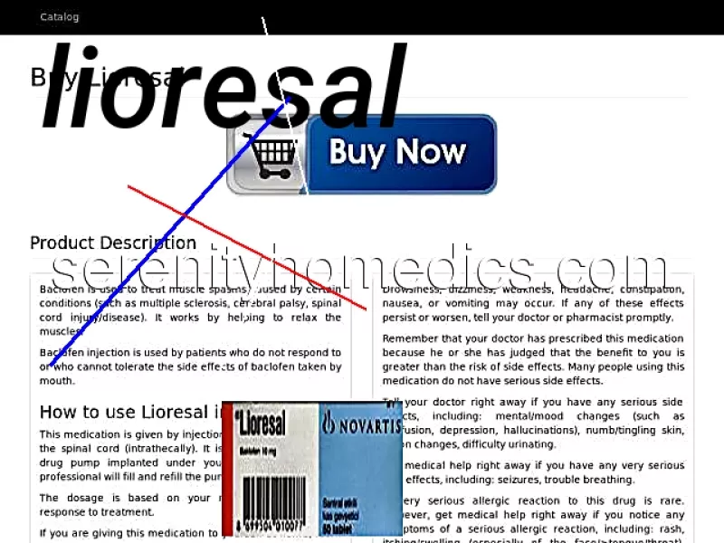 Acheter lioresal en ligne